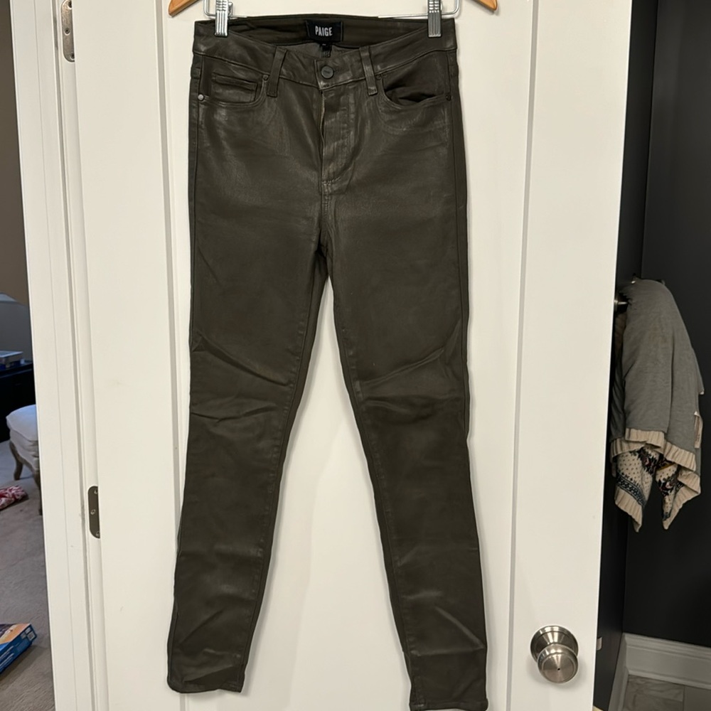 Paige - Black Fog Skinny Jeans - Size 28